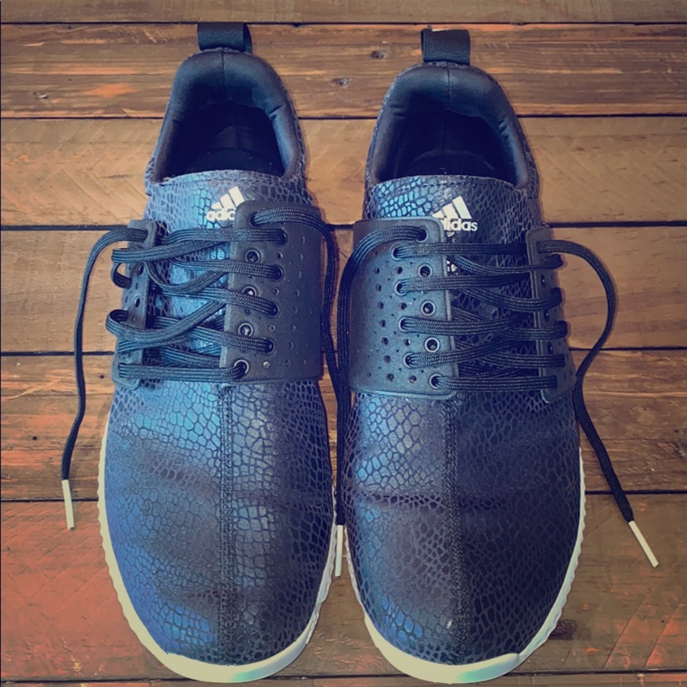Adidas Adicross Bounce Spikeless Black Golf Shoes